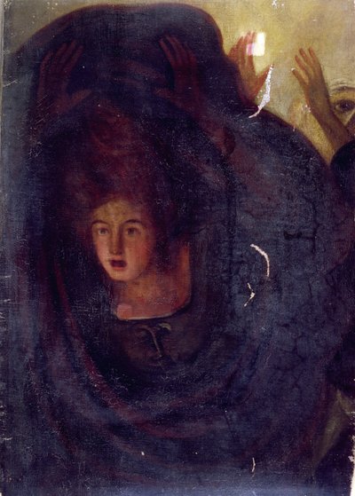 船から跳躍するフェルディナンド、「テンペスト」の断片、1790年頃 作： George Romney